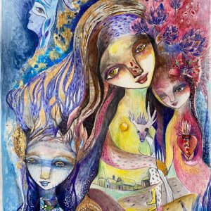 Pour nous, la terre était douce- 32x50cm